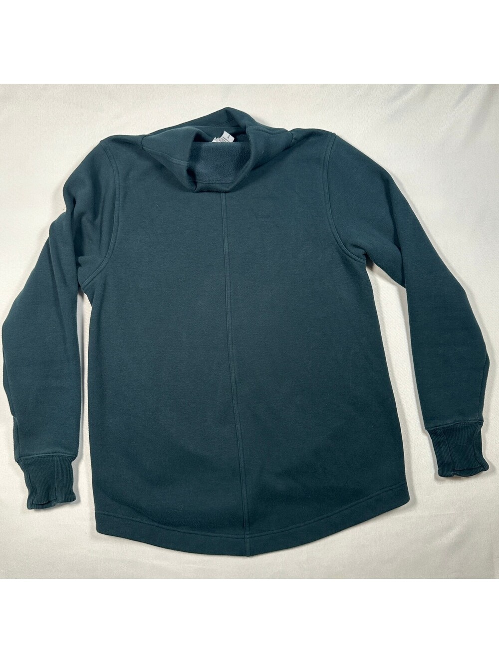 Athleta Cozy Karma Twist Neck Pullover Cypress Green Fleece Small (216)